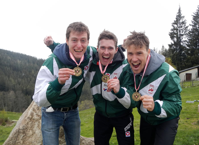 Staffel-Bronze für Robi, Christian und Felix